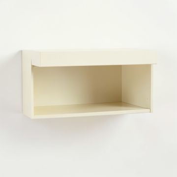 Ash Crest Wall-Mounted Shelf - Cream (synthetic illustration; no displayed measurements)