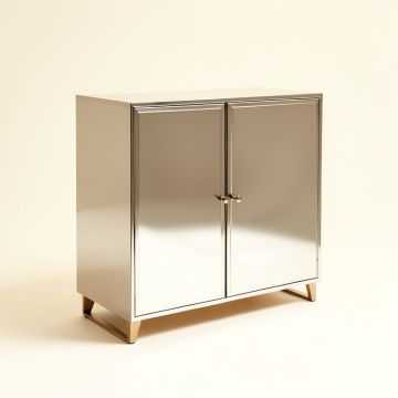 Del 2 Door Mirrored Accent Cabinet (synthetic illustration; no displayed measurements)