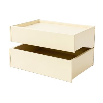 River Dell Under-Desk Drawer Unit - Cream
