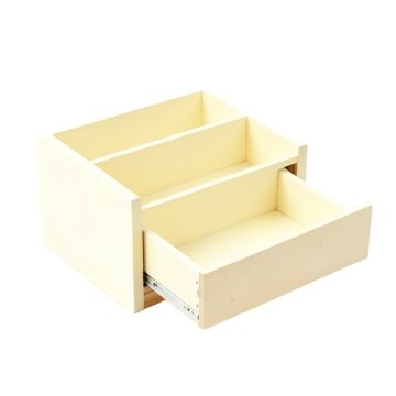 Moss Bluff Empty Coffee-Station Organizer - Ivory