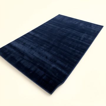 Abstract Dark Blue Area Rug (synthetic illustration; no displayed measurements)