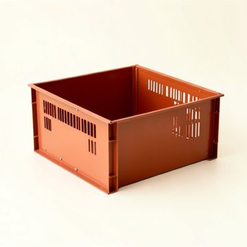 Bay Crossing Empty Furniture-Style Pet Crate - Terracotta (synthetic illustration; no displayed measurements)