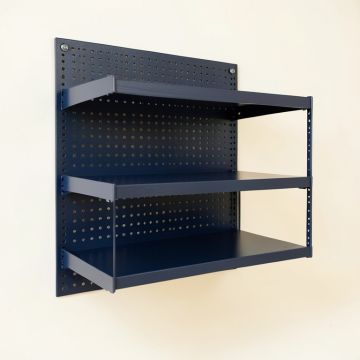 Harbor Arc Empty Wall-Mounted Tool Organizer Panel (synthetic illustration; no displayed measurements)
