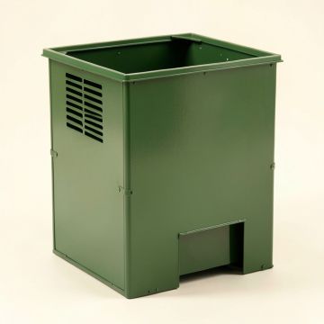 Cedar Arc Closed Garden Compost Bin (synthetic illustration; no displayed measurements)
