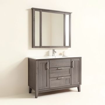 Asbury 24 '' Wall-Mounted Single Bathroom Vanity Set (synthetic illustration; no displayed measurements)