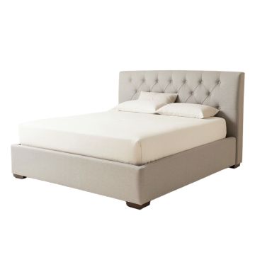 Carnegie Tufted Upholstered Platform Bed