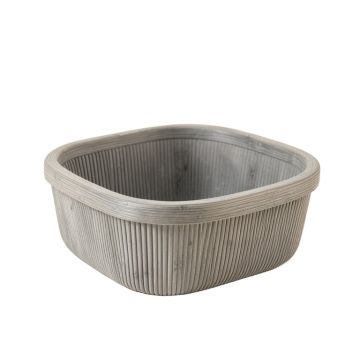 Linden Bridge Empty Storage Basket - Gray