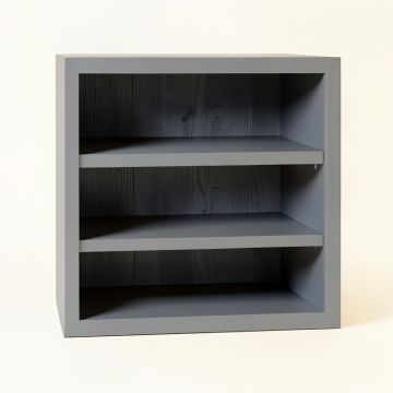 Brook Branch Empty Mug-Storage Cabinet Insert - Gray (synthetic illustration; no displayed measurements)