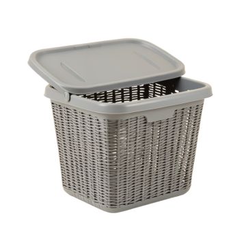 Juniper Branch Laundry Hamper - Gray