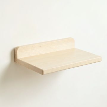 Flint Crest Wall-Mounted Cat Perch - Ivory (synthetic illustration; no displayed measurements)