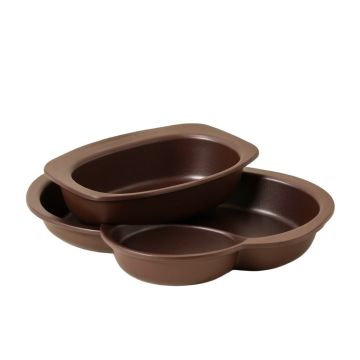 Ayesha Curry 3 Piece Non-Stick Steel Bakeware Set