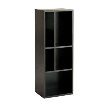 Rowan Bridge Narrow Cubby Tower - Black