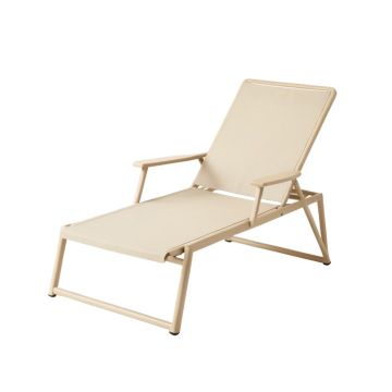Sage Bluff Outdoor Lounge Chair - Beige (synthetic illustration; no displayed measurements)