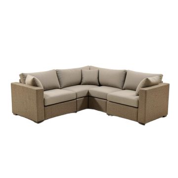 Boyden 4 Piece Sectional Seating Group With Cushions
