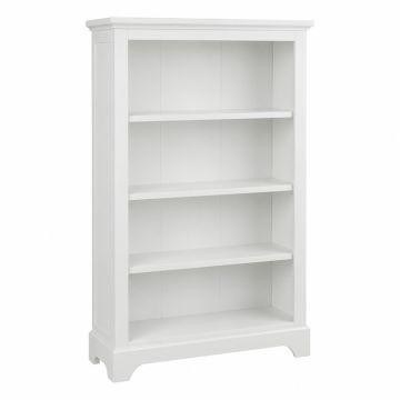 Cliff Branch Freestanding Bookcase - White