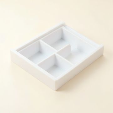 Hazel Bend Empty Pantry Drawer Organizer Insert - White (synthetic illustration; no displayed measurements)