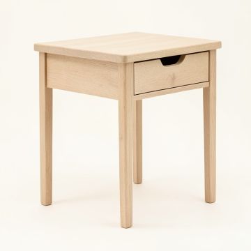 Reed Branch Side Table - Beige (synthetic illustration; no displayed measurements)