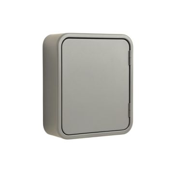 Bay Bluff Wall-Mounted Entry Cabinet - Gray