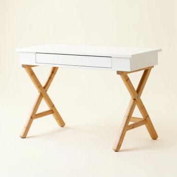 River Canyon Writing Desk - White (synthetic illustration; no displayed measurements)