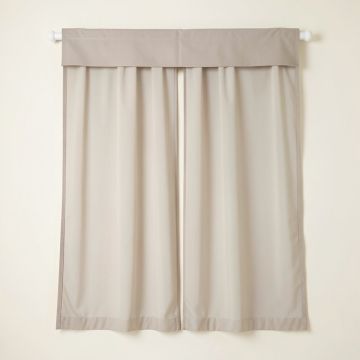 Henke Voile Solid Sheer Rod Pocket Curtain Panels (synthetic illustration; no displayed measurements)
