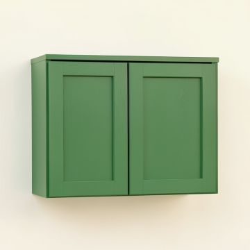 Stone Crossing Wall-Mounted Entry Cabinet - Green (synthetic illustration; no displayed measurements)