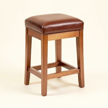 Davidson Solid Wood 27 '' Counter Stool (synthetic illustration; no displayed measurements)