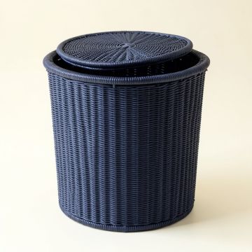 Stone Brook Laundry Hamper - Navy (synthetic illustration; no displayed measurements)