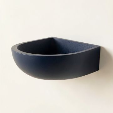 Olive Crest Wall-Mounted Cat Perch - Navy (synthetic illustration; no displayed measurements)