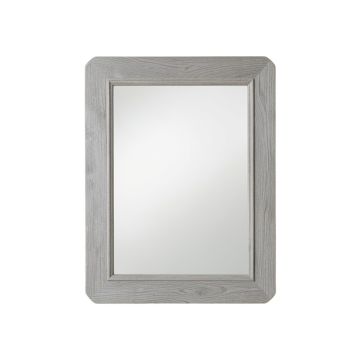Dawn Bend Framed Wall Mirror - Gray