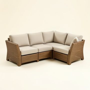 Outdoor 4 Piece Sofa Seating Group With Cushions (synthetic illustration; no displayed measurements)