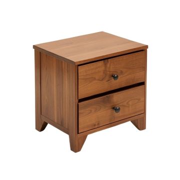 Solid Wood 2 - Drawer End Table