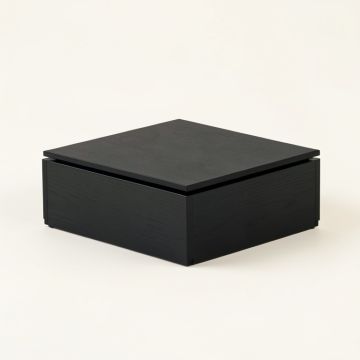 Vale Crossing Desktop Monitor Riser - Black (synthetic illustration; no displayed measurements)
