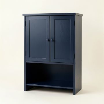 Summit Brook Wall-Mounted Laundry Cabinet - Navy (synthetic illustration; no displayed measurements)