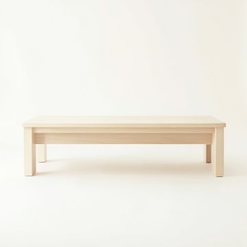 Dune Field Coffee Table - Ivory (synthetic illustration; no displayed measurements)