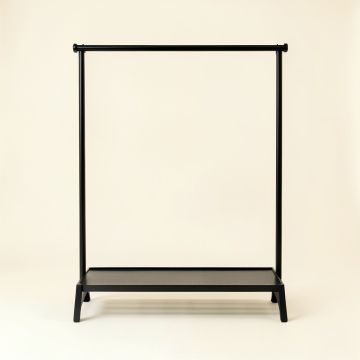 Olive Brook Empty Garment Rack - Black (synthetic illustration; no displayed measurements)