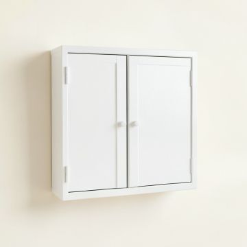 Linden Arc Wall-Mounted Entry Cabinet (synthetic illustration; no displayed measurements)