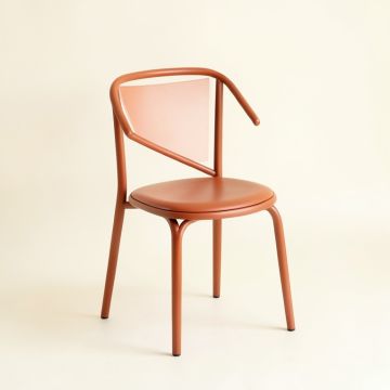 Laurel Bend Dining Chair - Terracotta (synthetic illustration; no displayed measurements)