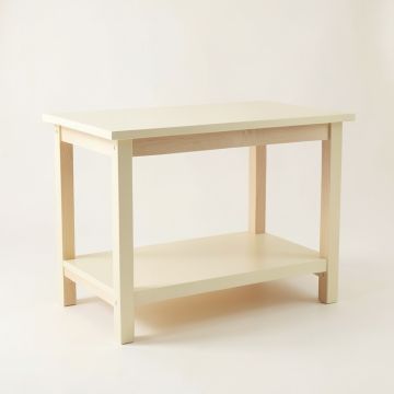 Briar Crossing Empty Workshop Workbench - Cream (synthetic illustration; no displayed measurements)