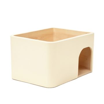 Sage Bluff Empty Furniture-Style Litter Enclosure - Cream