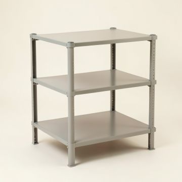 25.04 '' H X 18.5 '' W X 10.63 '' D 3-Tier Shelving Unit (synthetic illustration; no displayed measurements)