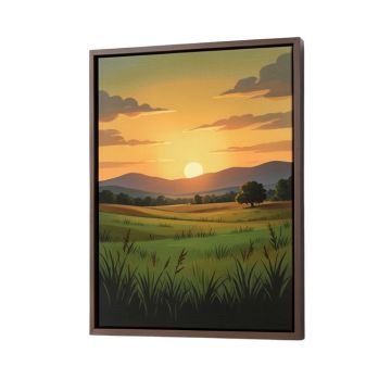 Rural Sunset Ii By August Grove - Wrapped Canvas Graphic Art Print