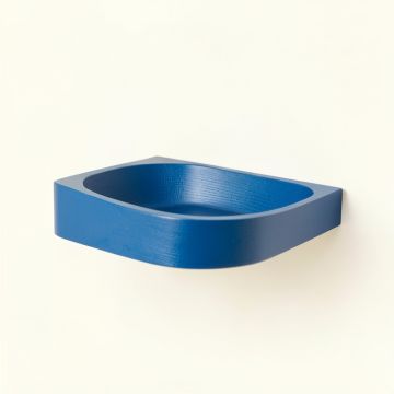 Wren Crossing Wall-Mounted Cat Perch - Blue (synthetic illustration; no displayed measurements)