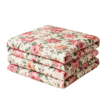 Broadwell Reversible Floral Cotton 6 Piece Coverlet Set