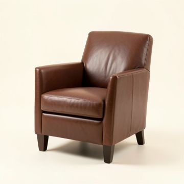 Mcneilly Genuine Upholstered Dining Chair (synthetic illustration; no displayed measurements)