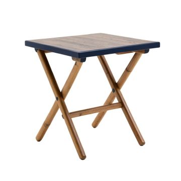 Maple Bluff Compact Balcony Table - Navy