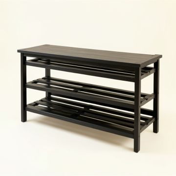 Briar Arc Shoe Storage Bench (synthetic illustration; no displayed measurements)