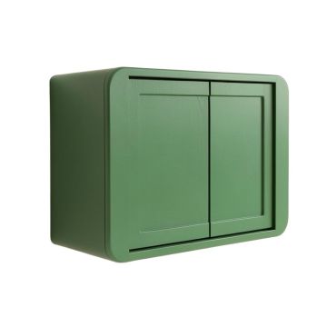 Pine Brook Wall-Mounted Entry Cabinet - Green