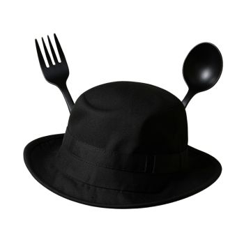 Henault Chef Hat With Fork And Spoon Wall Decal