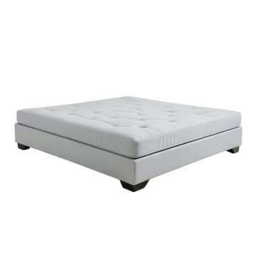 Brittany Tufted Upholstered Low Profile Storage Platform Bed
