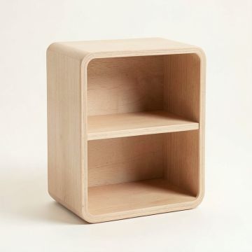Holly Bluff Empty Mug-Storage Cabinet Insert - Beige (synthetic illustration; no displayed measurements)